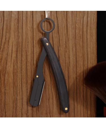 Vintage Healeved Folding Hairdresser Razor - Manual Shaver for Men | Easy Beard Trimming & Grooming - Buy Online on GoSupps.com