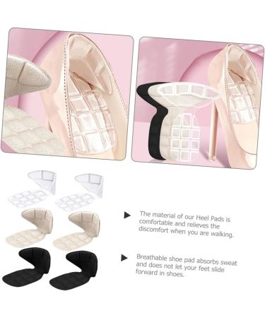 3 Pairs Gel Back High Heel Pads - Comfort Shoe Inserts for Women | Anti-Slip Insole Cushions - Buy Online on GoSupps.com