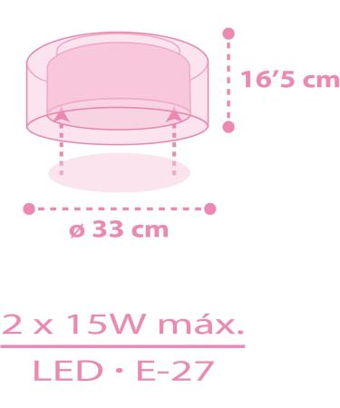 Dalber Unicorn Ceiling Light for Kids | Pink Animal Lamp for Children's Room - Perfect Nursery Decor - Buy Online on GoSupps.com