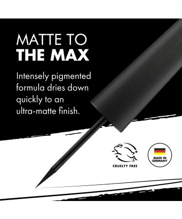 Milani Stay Put Matte Liquid Eyeliner - Long-Lasting, Smudge-Proof Black Espresso Pen - Buy Online on GoSupps.com