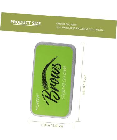 CANIGHT 3 Sets Natural Mascara Brow Shaping Soap Makeup Accessory Eyebrow Styling Soap Gel Texture - Buy Online on GoSupps.com