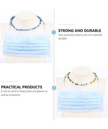 Magiclulu 2 Pcs Glasses Mask Chain & Lanyard - Stylish Straps for Sunglasses & Eyewear - International Shipping Available - Buy Online on GoSupps.com