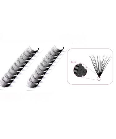 20D 0.07mm D Curl 13mm Premade Russian Eyelash Extensions - High-Quality Prefabricated Fan Lashes for Stunning Volume - Buy Online on GoSupps.com
