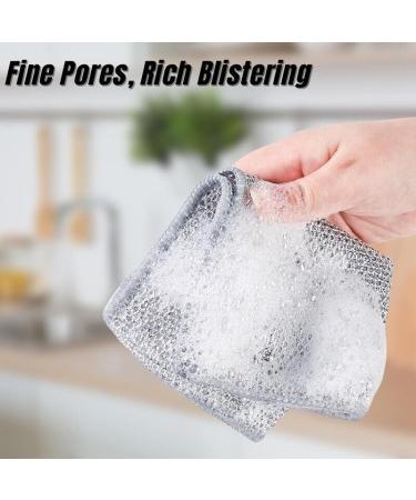 Wire Dishwashing Rags for Wet and Dry Multipurpose Wire Dishwashing Rag - Dual-Use for Wet and Dry Cleaning 1-10pcs Set (10pcs Double Layer) 10pcs Double Layer - Buy Online on GoSupps.com
