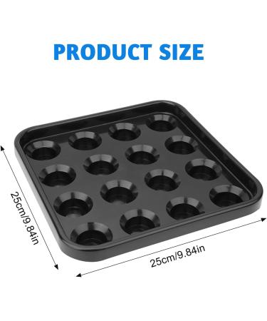 Pool Ball Tray: Billiard & Snooker Ball Holder Case - 16 Ball Storage | Pool Table Accessories - Buy Online on GoSupps.com