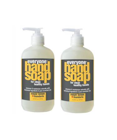 Everyone Meyer Lemon and Mandarin Hand Soap with Chamomile Calendula Aloe and White Tea Extracts 12.75 fl. oz. (Pack of 2) Lemon Mandarin 12.75 Fl Oz (Pack of 2)