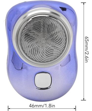 Electric Beard Trimmer Electric Beard Trimmer Automatic Portable Mesh Blade Double Ring Hair Removal for Travel (Blue) - Buy Online on GoSupps.com