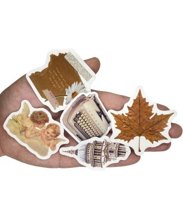 100 Vintage Aesthetic Stickers for Water Bottle, Laptop, Scrapbook - Waterproof Vinyl Stickers for Adults & Teens - Buy Online on GoSupps.com