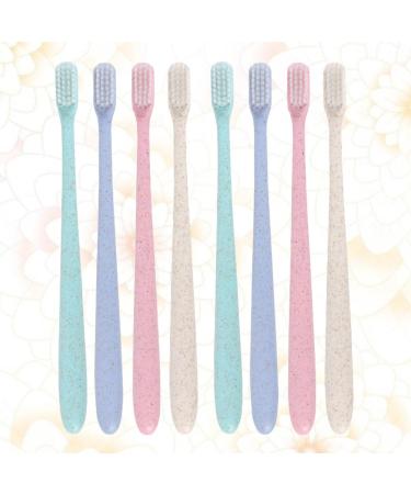 Shop Gleavi Vegan Organic Toothbrushes - 2 Boxes of 8 Soft Bristle Hanging Brushes for Travel & Teeth Care - Buy Online on GoSupps.com