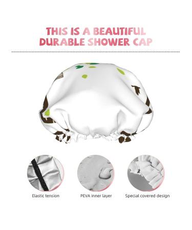 Jungle Printed Waterproof Shower Cap - Fits All Head Sizes and Hair Textures - Buy Online on GoSupps.com