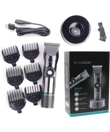 Professional Adjustable Barber Scissors & Hair Clippers for Men - Rechargeable Hair Trimmer with Charger Base & Box - Buy Online on GoSupps.com