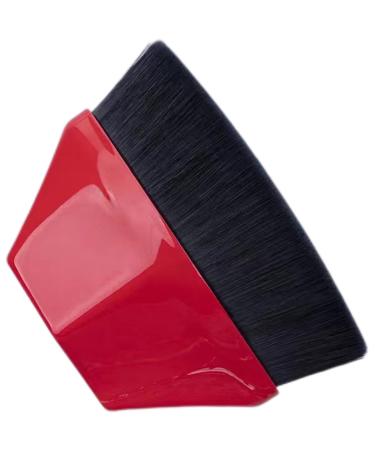 Foundation Brush Makeup Brush Multifunction Liquid Brush Petal Shape Foundation Brush for Blending Liquids Red