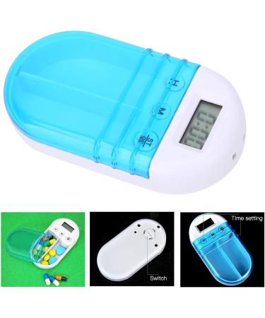 Buy Electric Pill Box - Digital Pills Organizer with Alarm Reminder for Travel - International Shipping Available - Buy Online on GoSupps.com