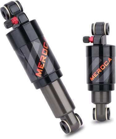 MEROCA Air Pressure Rear Shock Absorber for Mountain Bike, Folding Bike, Scooter - 125/165/190mm - Buy Online on GoSupps.com