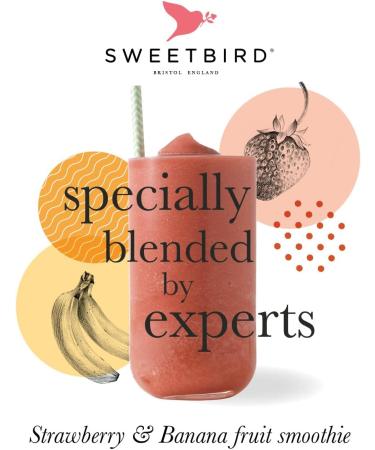 Sweetbird Strawberry & Banana Smoothie 1L - Vegan-Friendly | Buy Online - Buy Online on GoSupps.com