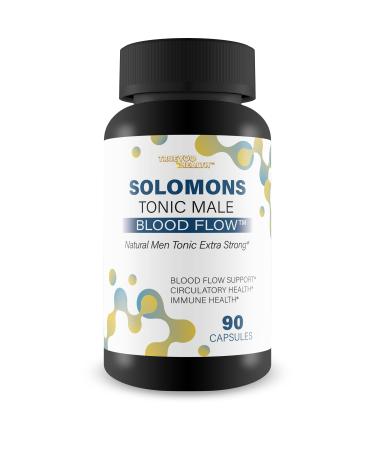 Solomons Tonic - Our Best Mens Blood Flow Supplement - Good Blood Flow Support - Male Blood Flow Capsules - Max Blood Flow Pills - Blood Circulation Supplements for Men - Male Blood Circulation Pills