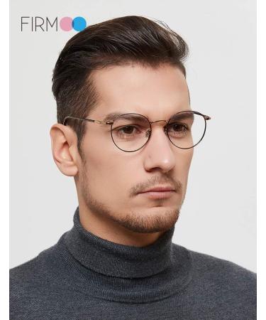 Shop Firmoo Blue Light Blocking Glasses - Anti Eyestrain Round Tortoise Shell Metal Frames for Men & Women - International Shipping Available - Buy Online on GoSupps.com