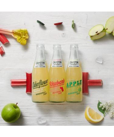 Cawston Press Sparkling Elderflower Lemonade Drink - 12 x 250ml Glass Bottles - Buy Online on GoSupps.com