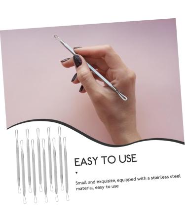 SOESFOUFU 7pcs Double-headed Extrusion Ring Removers Pimple Tools Double-headed Beauty Tools Pore Pimple Needles Comedone Extractors Cleaning Kits - Buy Online on GoSupps.com
