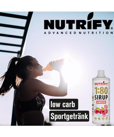 Nutrify Vital Fitness Drink 1:80 - Sugar-Free Vitamin Beverage Concentrate (3x1L) | Low-Calorie Sports Drink Cherry Lemon Lime Raspberry Flavor | Makes 240 Liters - Buy Online on GoSupps.com