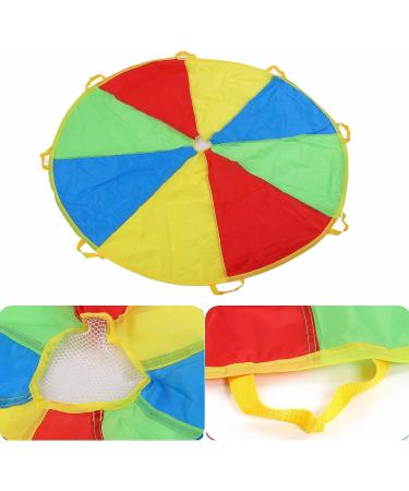 Dilwe Rainbow Umbrella Kids Play Parachute - Outdoor Activity Game Accessory - Buy Online on GoSupps.com