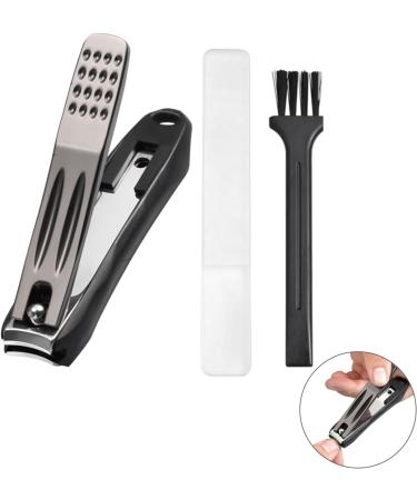 Children Nail Clipper Set Practical Precise Portable Stain Steel(Black) - Buy Online on GoSupps.com
