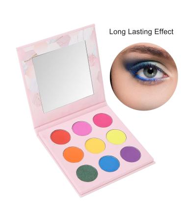 9 Colors Portable Eye Makeup Palette - Pigmented Cosmetics for Parties Dates & Halloween Gifts - Long-lasting 0.2oz - Buy Online on GoSupps.com