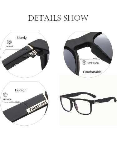 Fashion Square Blue Light Blocking Glasses for Men & Women - Black Clear Silver Options | Protect Your Eyes from Digital Strain - Buy Online on GoSupps.com