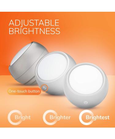 Circadian Optics Light Therapy Lamp - UV-Free LED Happy Mood Lamps 10,000 Lux - Light Grey - Buy Online on GoSupps.com