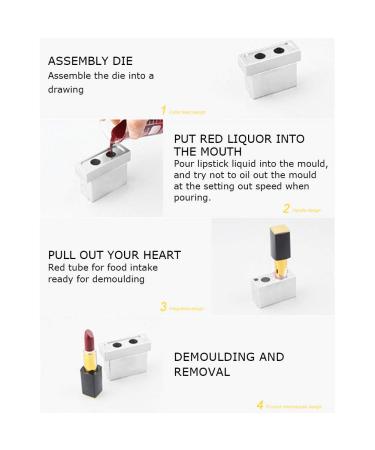 DIY Lipstick Mold Kit - 12.1mm Aluminum Alloy 6 Holes Versatile Lip Balm & Cosmetic Form - Perfect for Creative Lipstick Production! - Buy Online on GoSupps.com
