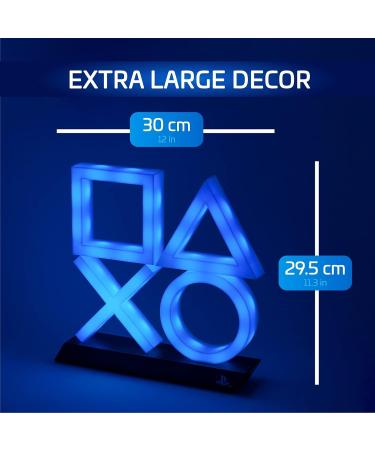 Paladone PS5 Icons Light - Official PlayStation 5 XL Merchandise | White/Black PP7917PS - International Shipping Available - Buy Online on GoSupps.com