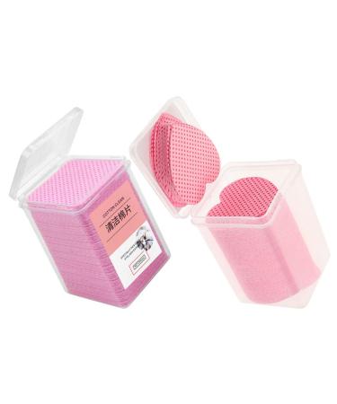 Ipetboom 400 Sheets nail art gel travel size cotton pad rag Nail remover cotton nail Remover absorbent cotton cotton Extension glue nail supplies cotton sheet absorbent cloth