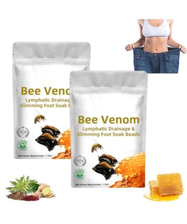 Lukmlca Bee Venom Foot Soak Lukmlca Bee Venom Lymphatic Drainage & Slimming Foot Soak Beads Lukmlca Bee Venom Lymphatic Drainage Foot Soak (2pack)