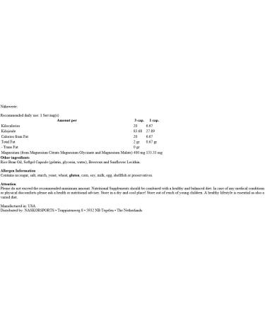 Now Foods Magnesium Citrate 180 Softgels - Essential Mineral Supplement - Buy Online on GoSupps.com