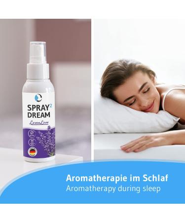 Relaxing Lavender Pillow Spray | Deep Sleep Spray with Essential Oils | 100ml Lavenlove - Aroma for Restful Sleep - Buy Online on GoSupps.com