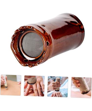 JECOMPRIS Moxa Burner Pot - U-Shaped Moxibustion Tool for Adults | Ceramic Moxibustion Massage Device | International Shipping Available - Buy Online on GoSupps.com
