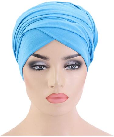 Turban Head Wrap Scarf - Soft African Shawl for Women in Gray & Khaki - Buy Online on GoSupps.com