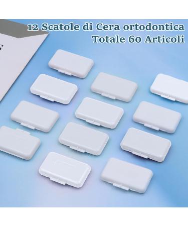 Buy Borisca Orthodontic Wax - 12 Cartridges & Spatula for Oral Care | Prevent Mouth & Lip Scratches - International Shipping Available - Buy Online on GoSupps.com