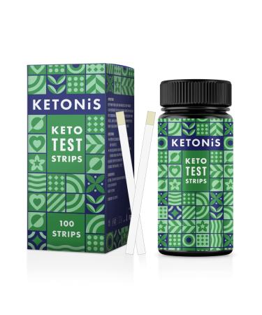 Adonis Ketonis Keto Test Strips (100 Strips) | Lab Grade Tested Quality Keto Sticks | On-The-Go Testing | Convenient Simple and Easy to Use | Ideal for Testing at Work Home or Travelling