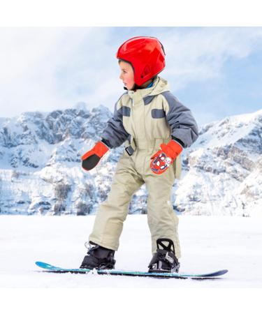 Spiderman Toddler Snow Gloves | 3M Thinsulate Waterproof Mittens for Kids 2-5 Years | Winter Gloves with Spidey and Friends - Buy Online on GoSupps.com
