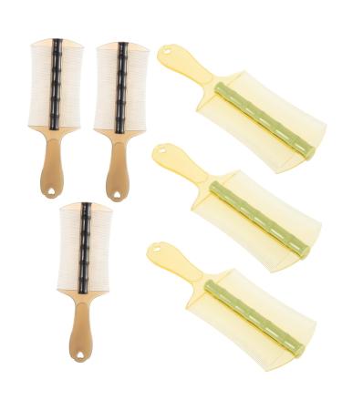 6 pi ces Peigne Anti-poux Dents Ultrafines avec Manche Long pour limination des Pellicules D m lage des Poils pais Brosse de Toilettage pour Gar on Fille Adultes et Animaux