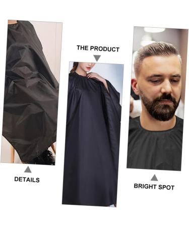FRCOLOR 1pc Cloth Apron Hairdressing Cape Smock Black Cape Tool Hair Cutting Cape Lace up Work Clothes - Buy Online on GoSupps.com