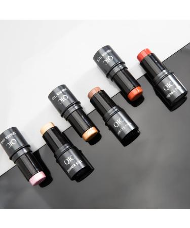 Waterproof 3-in-1 Cream Blush Stick for Cheeks, Eyes, and Lips - Long Lasting Formula for All Skin Tones (Orange) - Buy Online on GoSupps.com