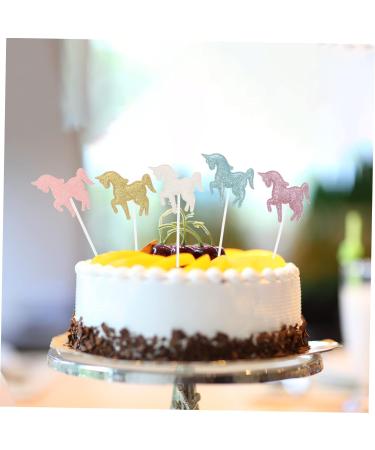 Artibetter 10pcs Unicorn Plugin Glitter Rainbow Cupcake Toppers Sequin Cupcake Toppers Cupcake Topper Sticks Dessert Letter Topper Dessert Picks Party Dessert Rabbit Head Cloth Baby Paper Cup - Buy Online on GoSupps.com