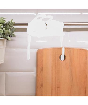 Uonlytech 2pcs Spray Paint Clothes Hangers Hooks Over The Door Rack Coat Hook Wrought Iron Door Hanging - Buy Online on GoSupps.com