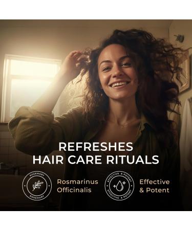 Egyptian Geranium Essential Oil for Skin & Rosemary Oil for Hair Set - Aromatherapy Grade Essential Oils Set - 2x0.34 fl oz - Gya Labs - Buy Online on GoSupps.com