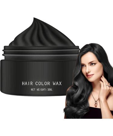 Hair Color Wax 30ml Temporary Color Wax Washable Clay Suitable for Children Adults Men Women Parties Festival Halloween Cosplay Parties Black B - Buy Online on GoSupps.com