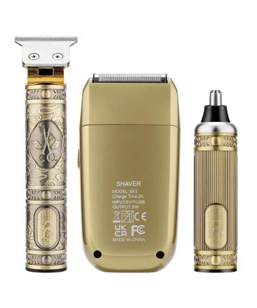 Professional 3 in 1 Hair Clipper Set - Electric Shaver & Grooming Kit for Men | Foil Shaver & Ear/Nose Trimmer - Ideal for Hair Cutting & Grooming - Buy Online on GoSupps.com