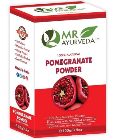 Pure Pomegranate Peel Powder | Pomegranate Peel Powder Organic | Pomegranate Peel Powder for Skin | Pomegranate Peel Powder for Face 100 Grams