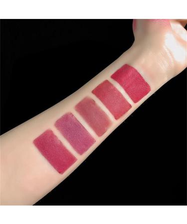  Hikaka Classic 5-in-1 matte lipstick non-marking waterproof long-lasting smooth soft to wear full color coverage non-sticky glossy moisturizing for women (B) - Buy Online on GoSupps.com